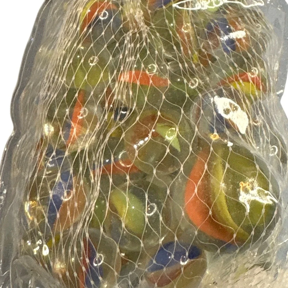 50 Glass Marbles Set with Shooter Cats Eye Multi-Color Greenbrier International